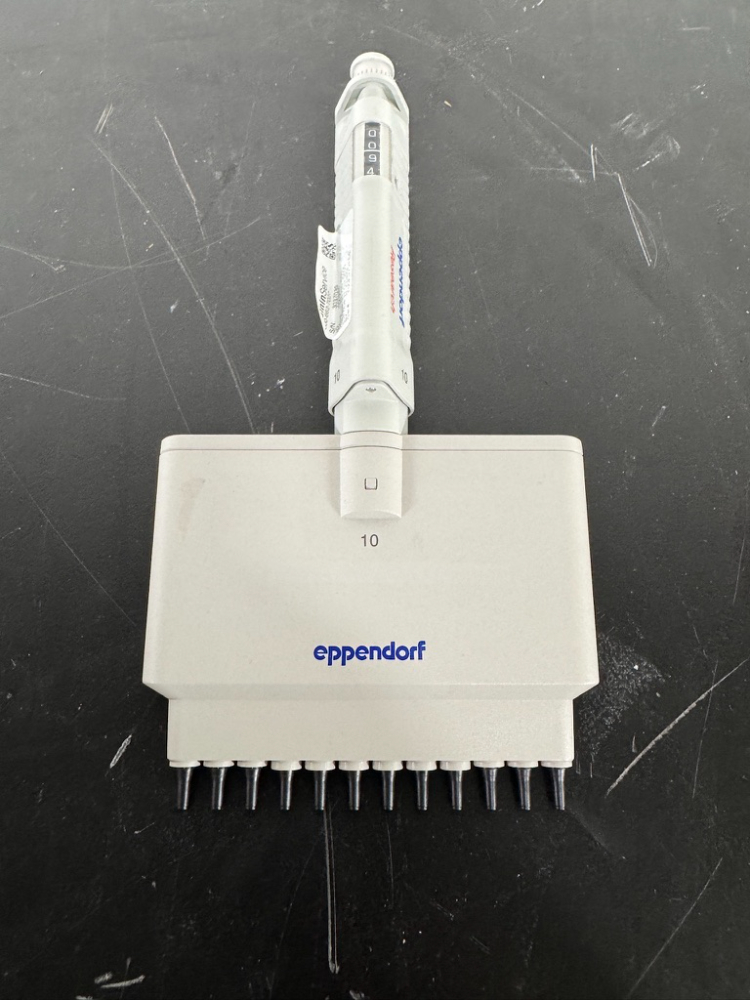 Image of Eppendorf Research 10uL Multichannel Pipette
